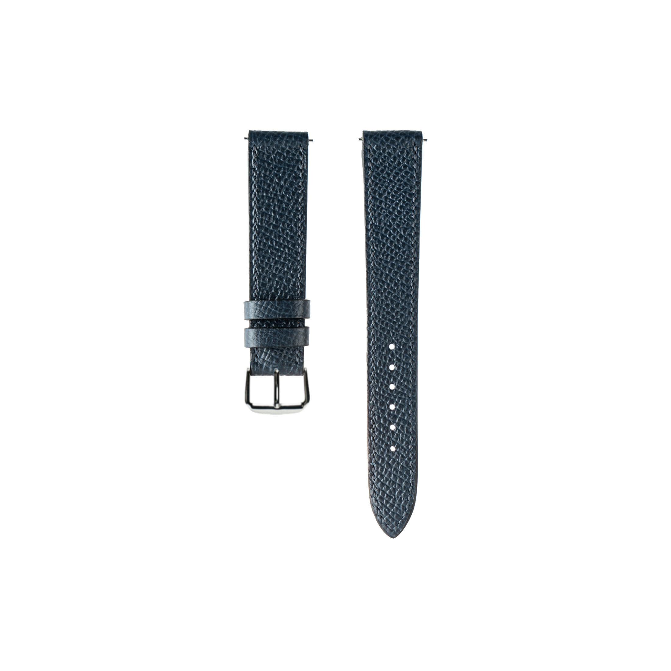 Regular watch strap : Epsom Leather : Indigo navy : 20-16 | 19-16 | 18-16 | 16-14