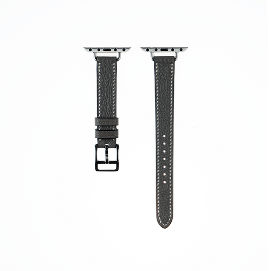 Apple Watch Strap : Goat Leather : Gray : Attelage Single