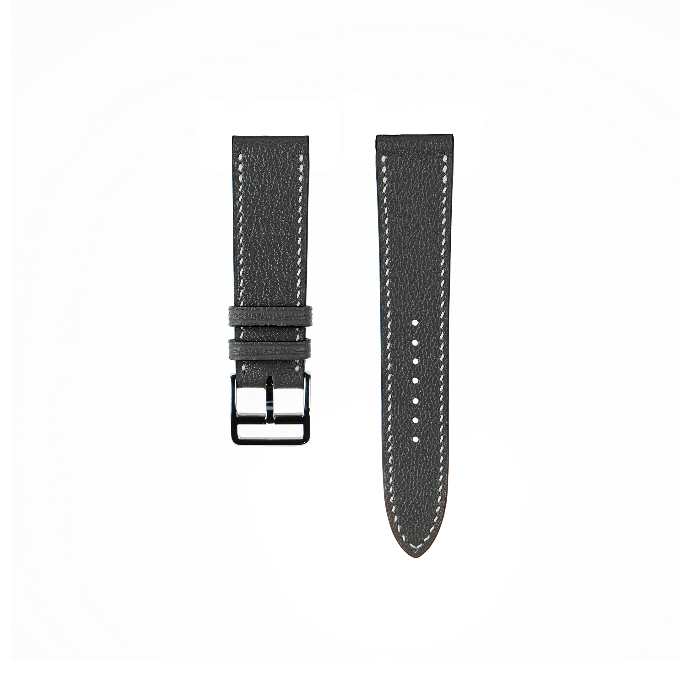 Regular watch strap : Goat Leather : Gray : 22-20 | 22-18 | 21-18 | 20-18