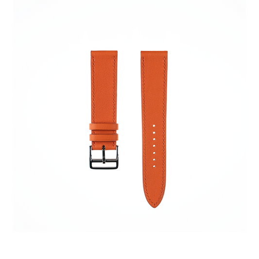 Galaxy Watch Strap : Swift Leather : Orange : Single