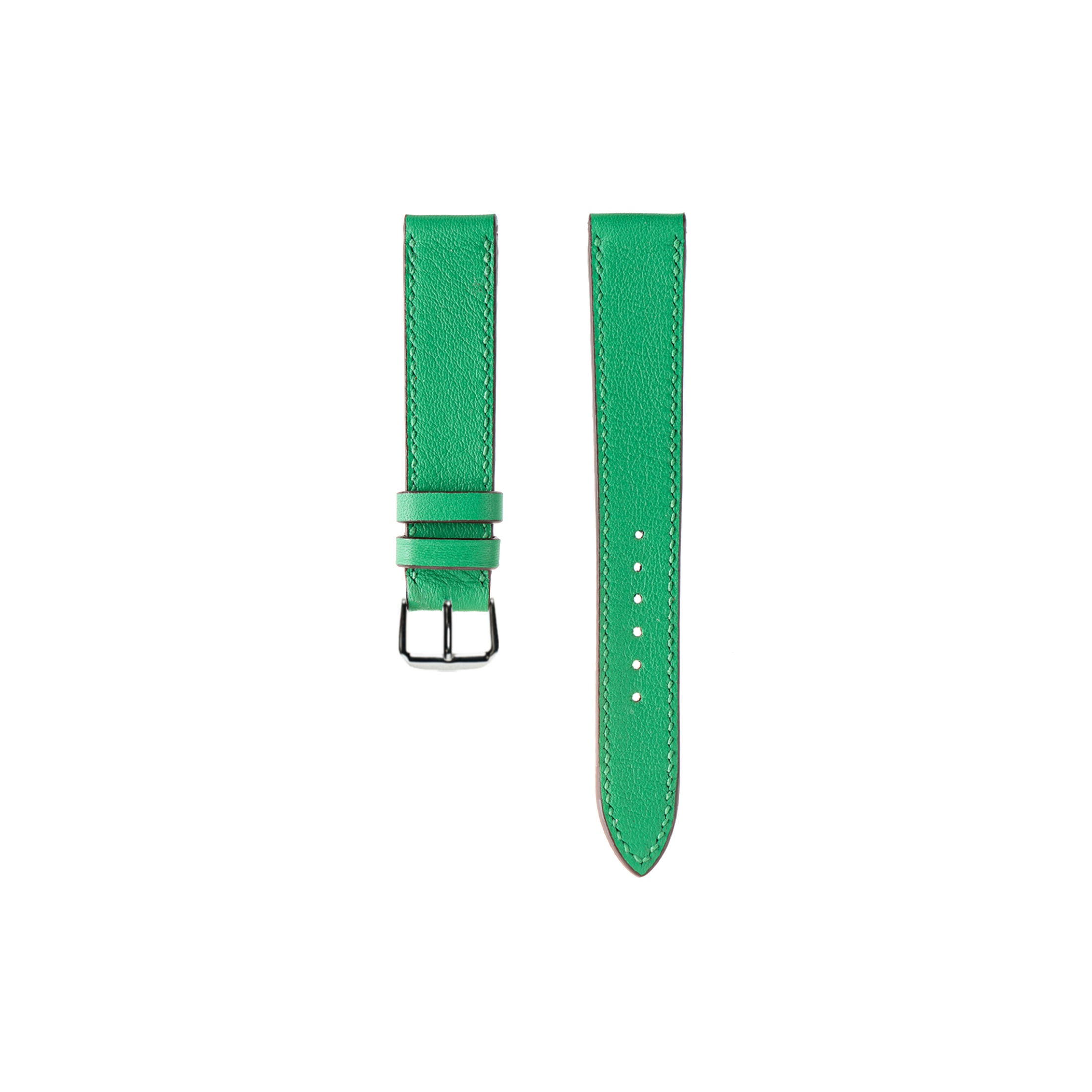 Regular watch strap : Swift Leather : Bamboo green : 20-16 | 19-16 | 18-16 | 16-14