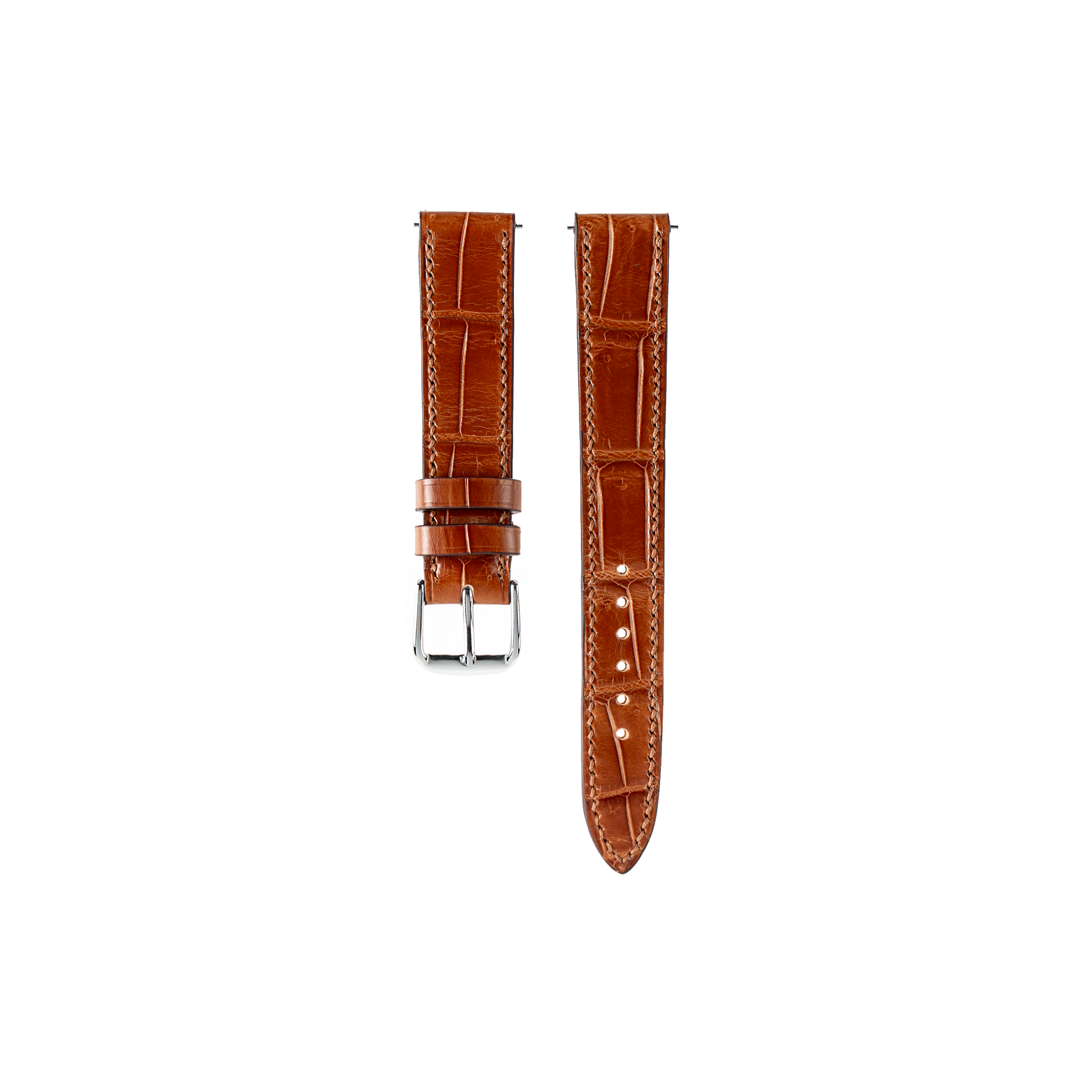 Cartier Tank Must Strap : Crocodile leather : Mahogany : Flat