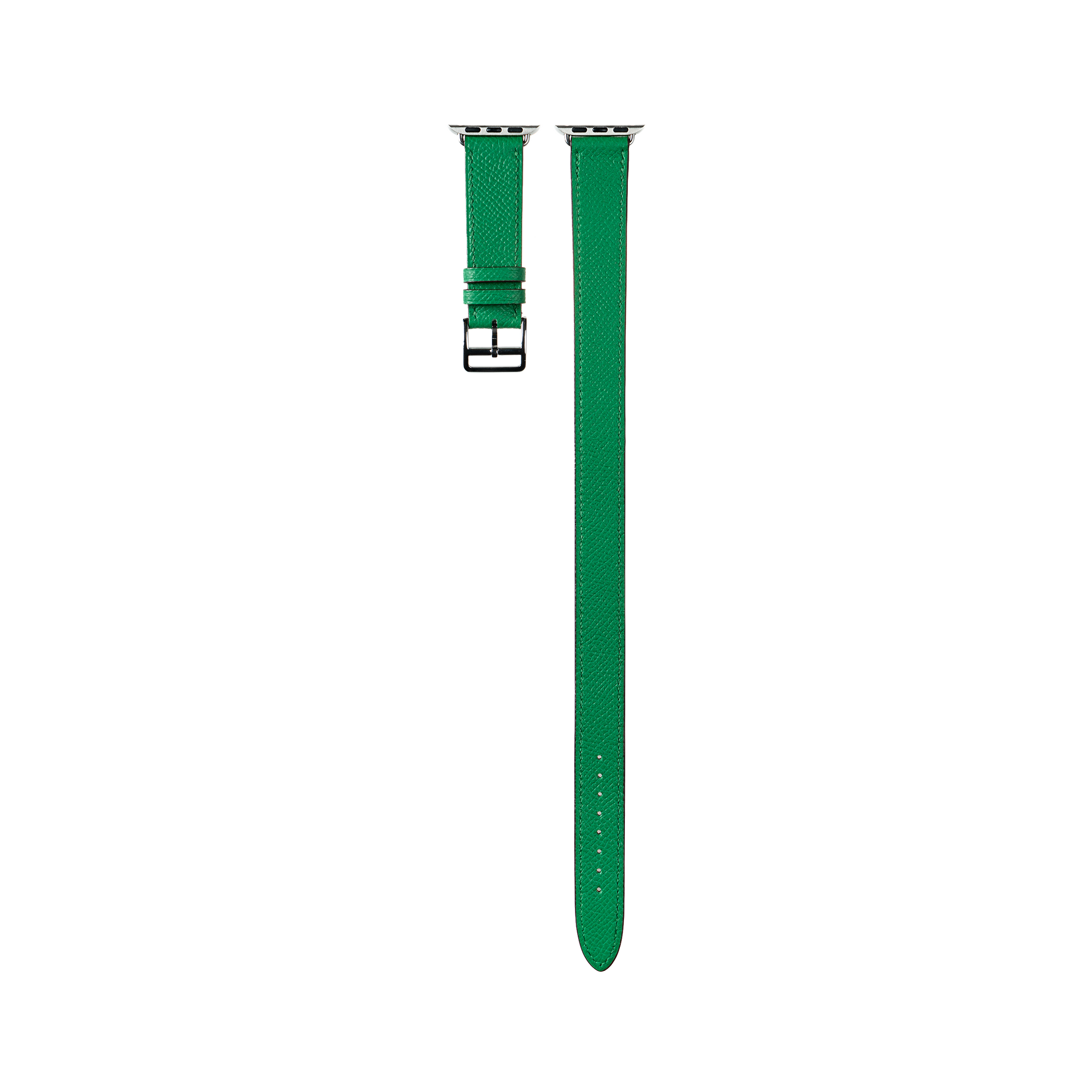 Apple Watch Strap : Epsom Leather : Bamboo green : Double