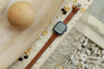 Load image into Gallery viewer, Apple Watch Strap : Barenia Leather : Gold brown : Attelage Double
