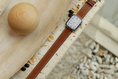 Load image into Gallery viewer, Apple Watch Strap : Barenia Leather : Gold brown : Double
