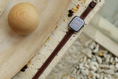 Load image into Gallery viewer, Apple Watch Strap : Barenia Leather : Ebene : Attelage Double
