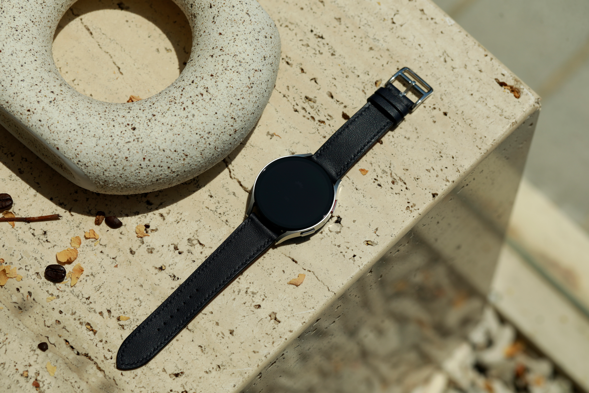 Galaxy Watch Strap : Swift Leather : Navy : Single