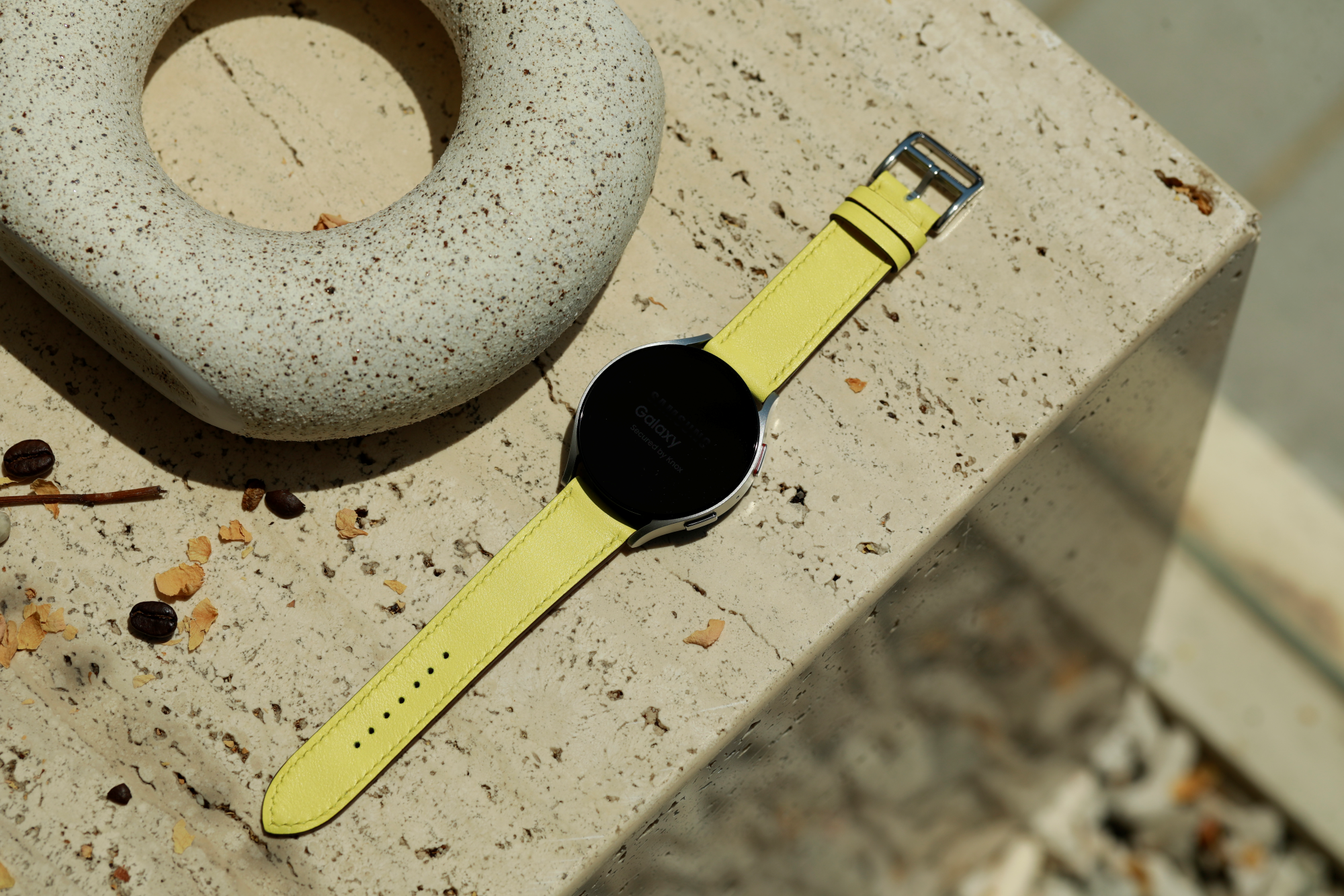 Galaxy Watch Strap : Swift Leather : Lime : Single