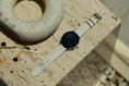 Load image into Gallery viewer, Galaxy Watch Strap : Swift Leather : Milk white : Single
