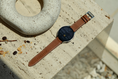 Load image into Gallery viewer, Galaxy Watch Strap : Goat Leather : Gold brown : Single
