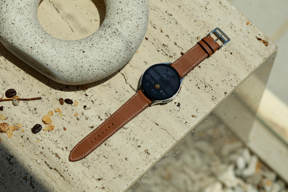 Galaxy Watch Strap : Goat Leather : Gold brown : Single