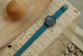 Load image into Gallery viewer, Galaxy Watch Strap : Epsom Leather : Blue jeans : Double
