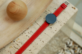 Load image into Gallery viewer, Galaxy Watch Strap : Epsom Leather : Red : Double
