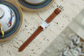 Load image into Gallery viewer, Hermes Watch Strap : Barenia Leather : Gold brown
