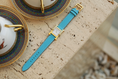 Load image into Gallery viewer, Hermes Watch Strap : Epsom Leather : Blue lin
