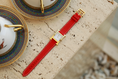 Load image into Gallery viewer, Hermes Watch Strap : Epsom Leather : Red
