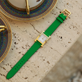 Load image into Gallery viewer, Hermes Watch Strap : Epsom Leather : Bamboo green
