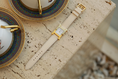 Load image into Gallery viewer, Hermes Watch Strap : Epsom Leather : Cream
