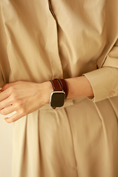 Load image into Gallery viewer, Apple Watch Strap : Barenia Leather : Ebene : Double
