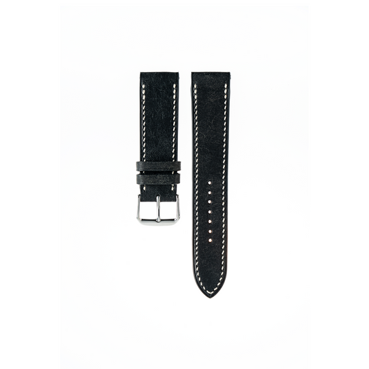 Grand Seiko Strap : Pueblo Leather : Black : Full