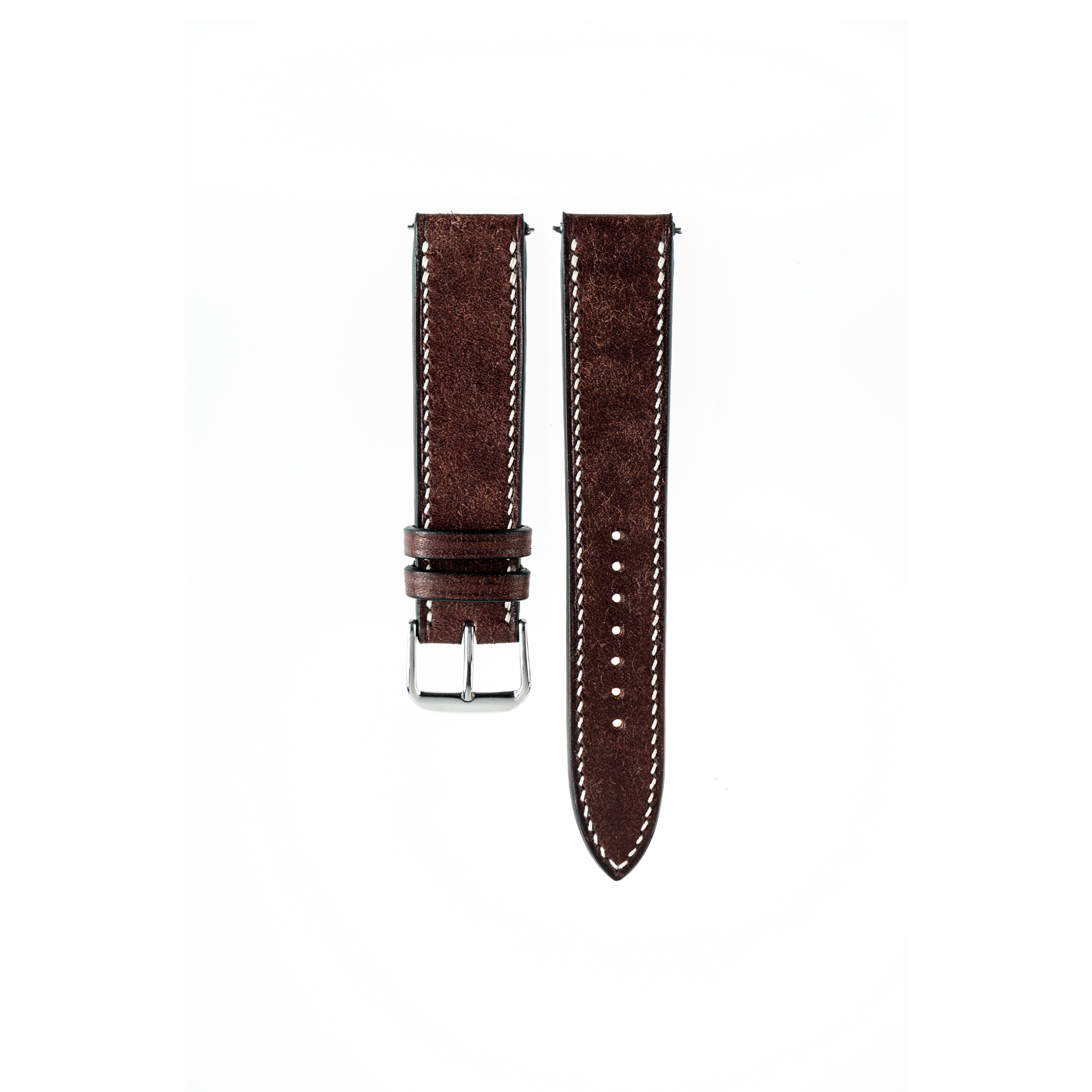 Grand Seiko Strap : Pueblo Leather : Dark brown : Full