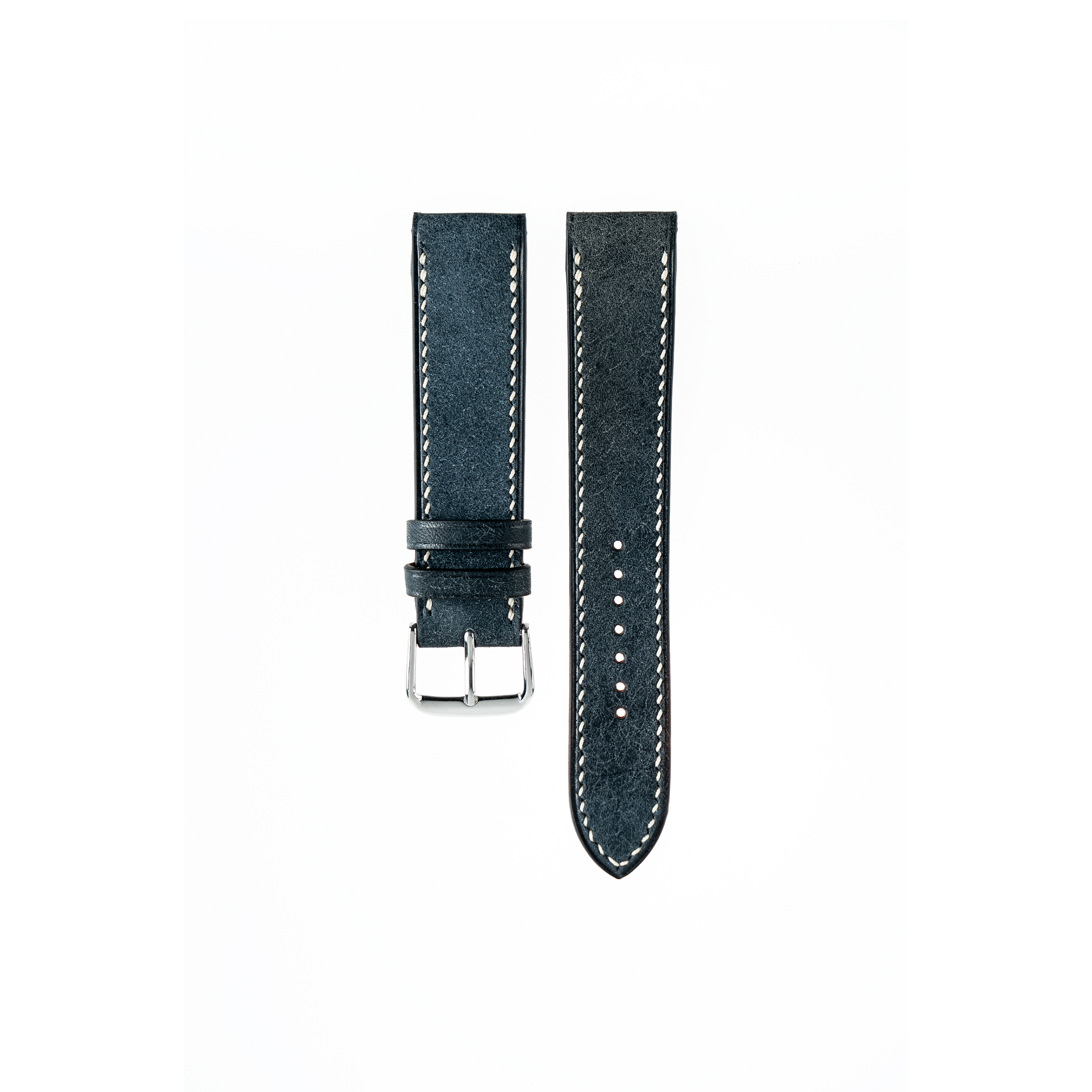 Grand Seiko Strap : Pueblo Leather : Navy : Full