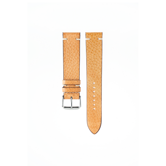 Grand Seiko Strap : Minerva Box Leather : Bone : Vintage