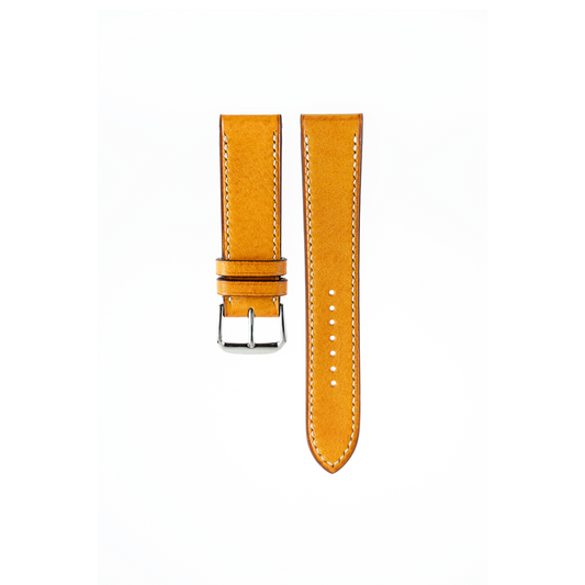 Omega watch Strap : Minerva Box Leather : Yellow : Full