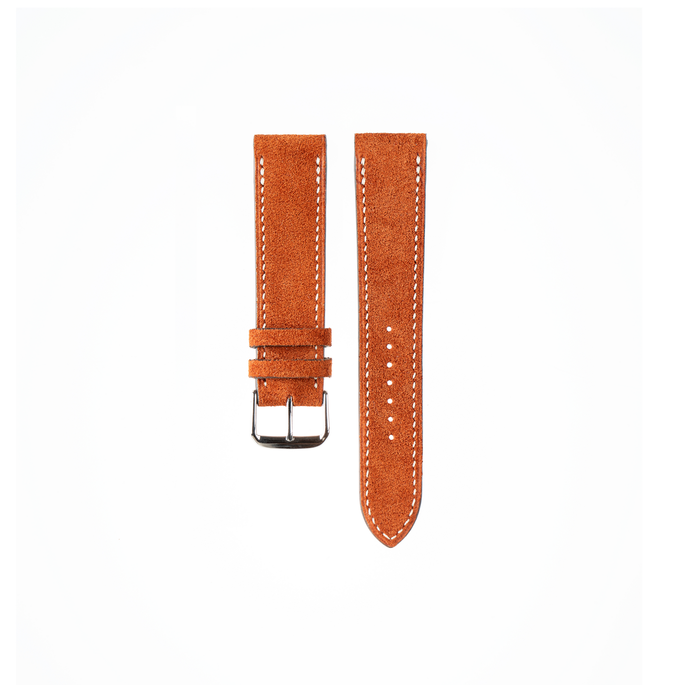 IWC Watch Strap : Suede Leather : Camel : Flat