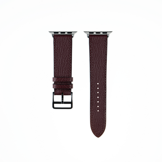 Apple Watch Strap : Goat Leather : Wine : Single