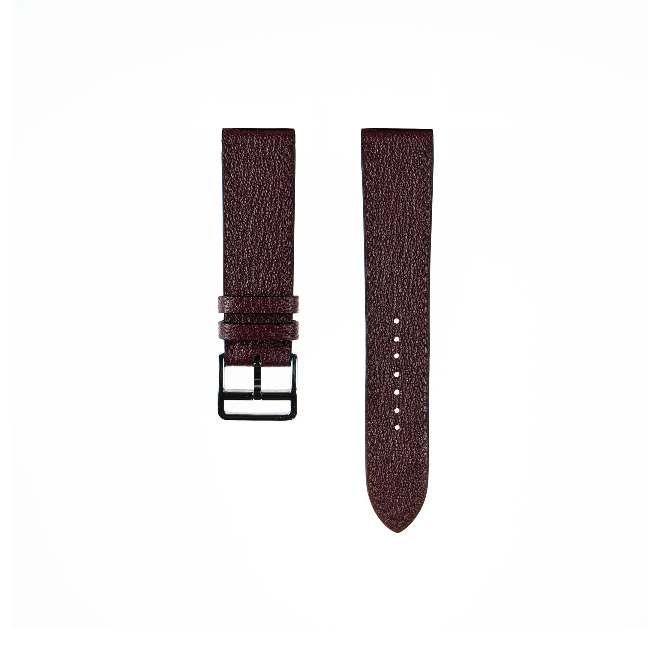 Regular watch strap : Goat Leather : Wine : 22-20 | 22-18 | 21-18 | 20-18