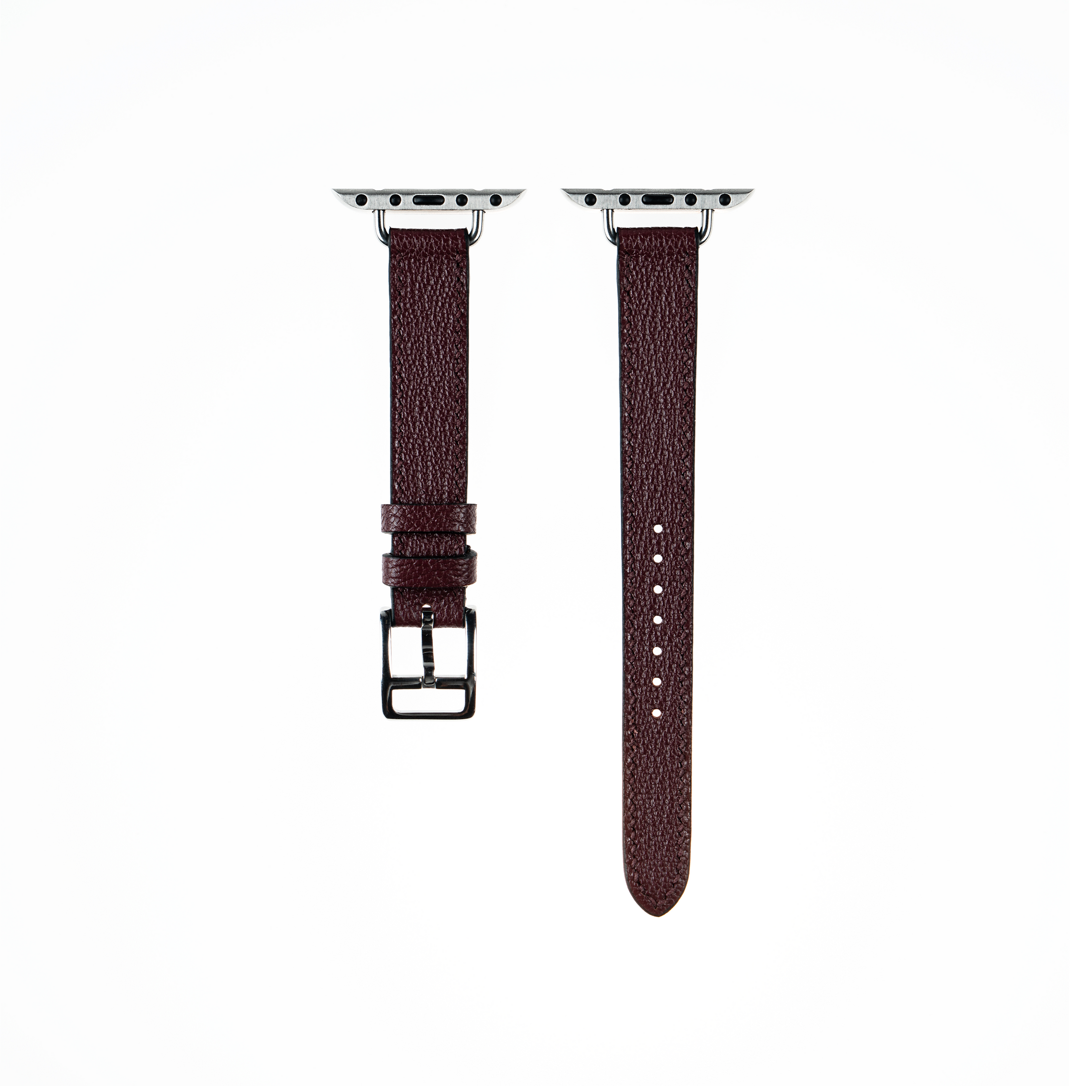 Apple Watch Strap : Goat Leather : Wine : Attelage Single