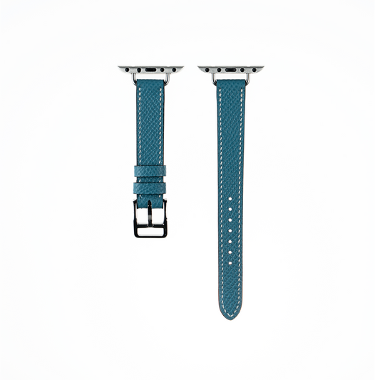 Apple Watch Strap : Epsom Leather : Blue jeans : Attelage Single