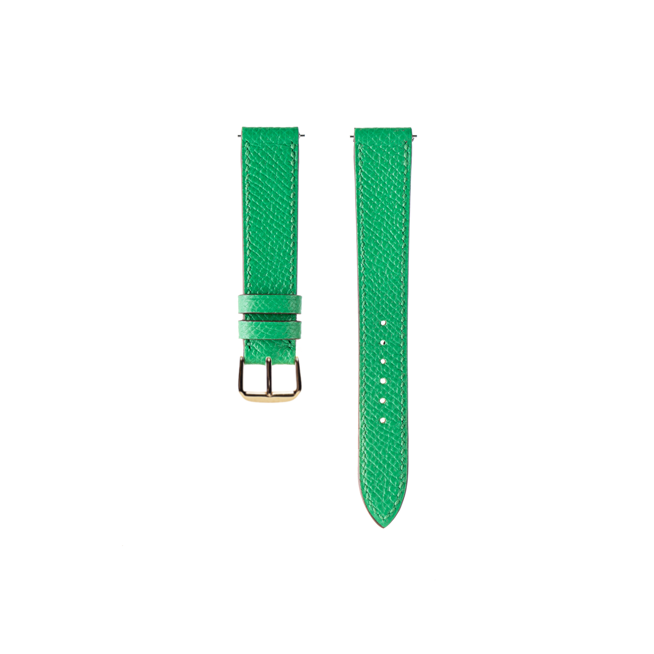 Regular watch starp : Epsom Leather : Bamboo green : 20-16 | 19-16 | 18-16 | 16-14