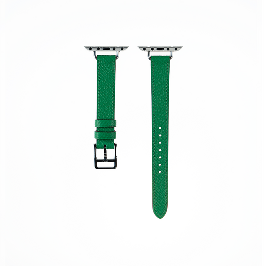 Apple Watch Strap : Epsom Leather : Bamboo green : Attelage Single