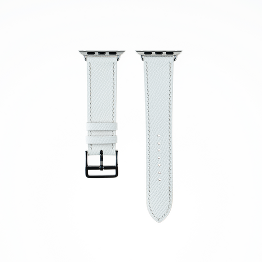 Apple Watch Strap : Epsom Leather : White : Single