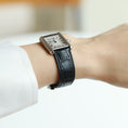 Load image into Gallery viewer, Cartier Tank Must Strap : Crocodile leather : Matte Black
