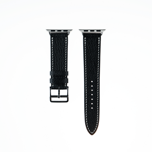 Apple Watch Strap : Goat Leather : Black : Single