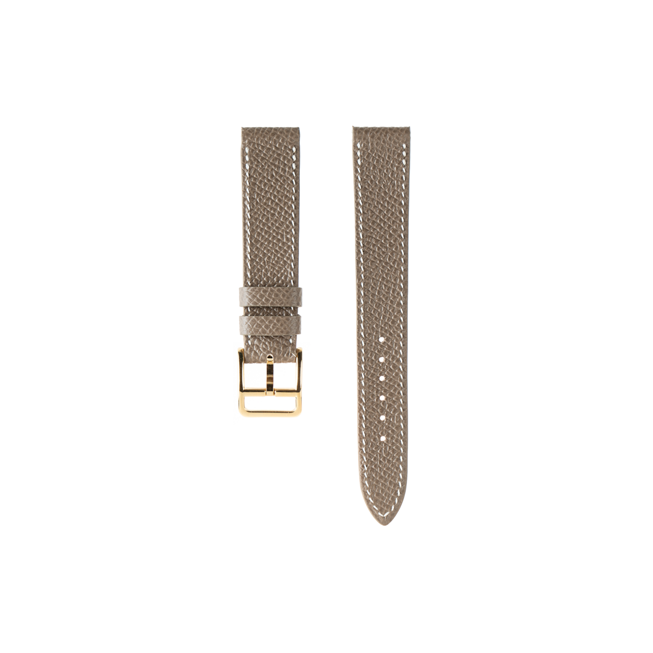 Hermes Watch Strap : Epsom Leather : Etoupe