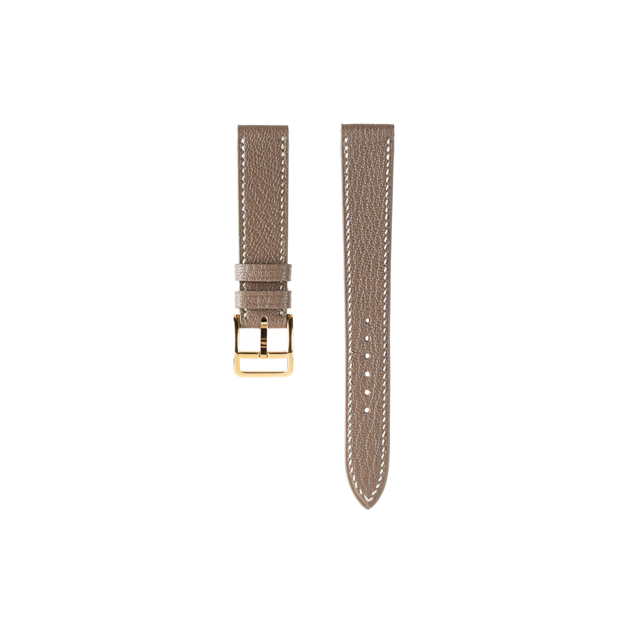 Hermes Watch Strap : Goat Leather : Etoupe