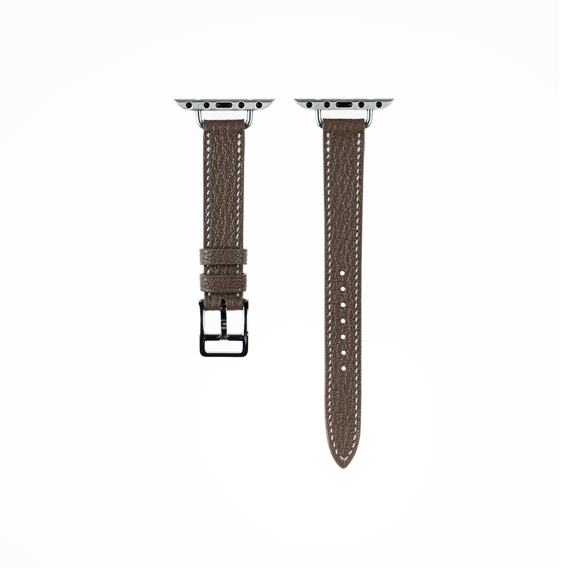 Apple Watch Strap : Goat Leather : Etoupe : Attelage Single