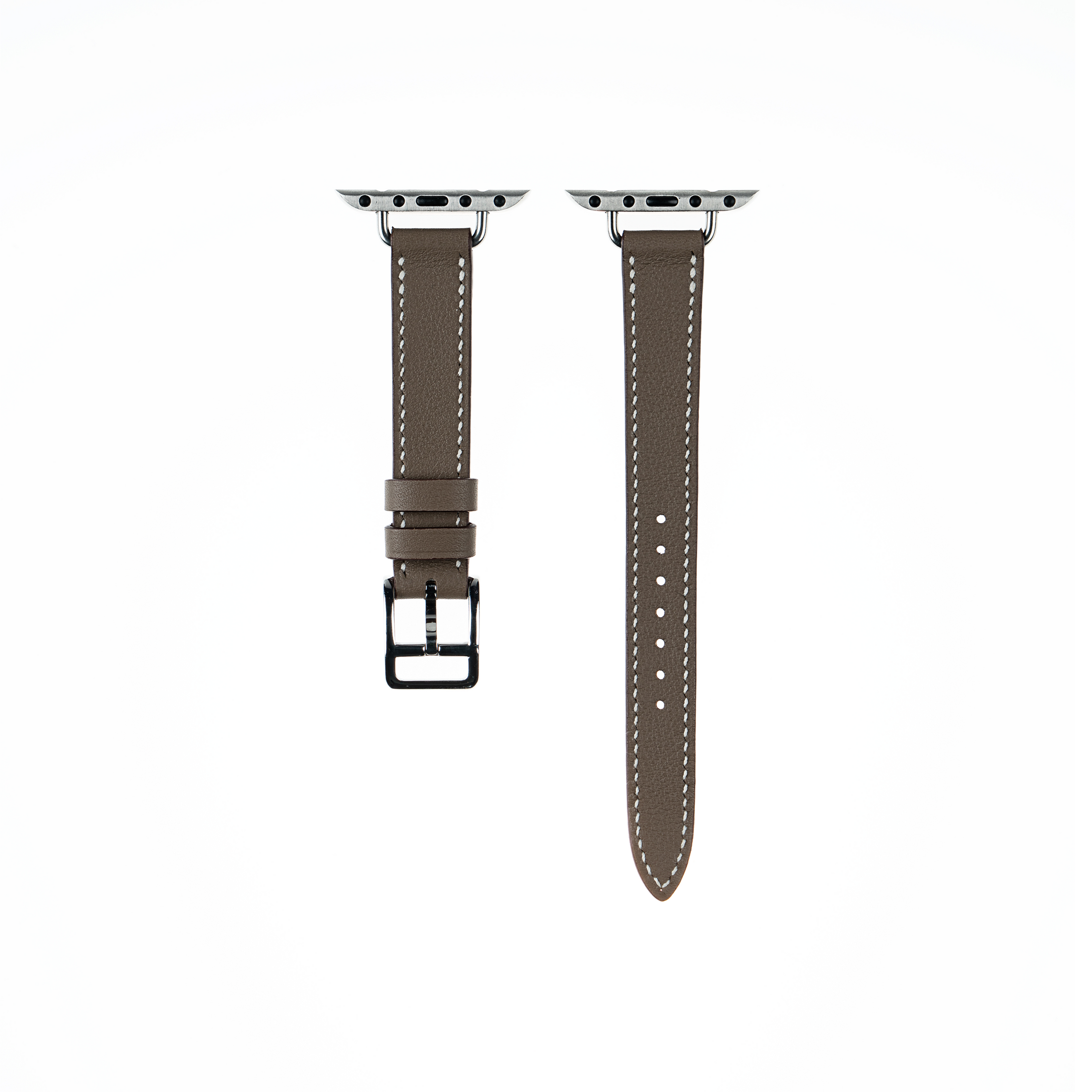 Apple Watch Strap : Swift Leather : Etoupe : Attelage Single