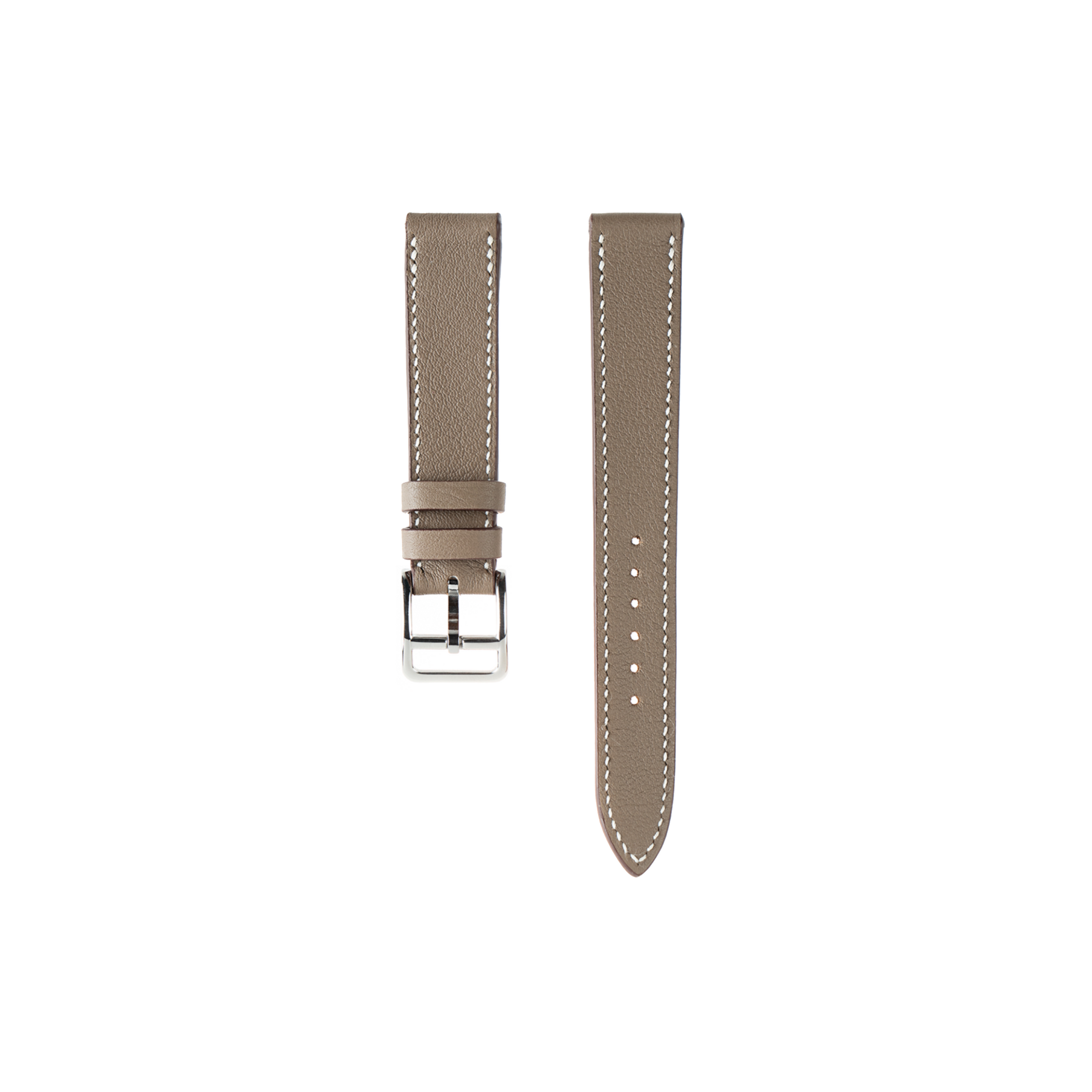 Hermes Watch Strap : Swift Leather : Etoupe