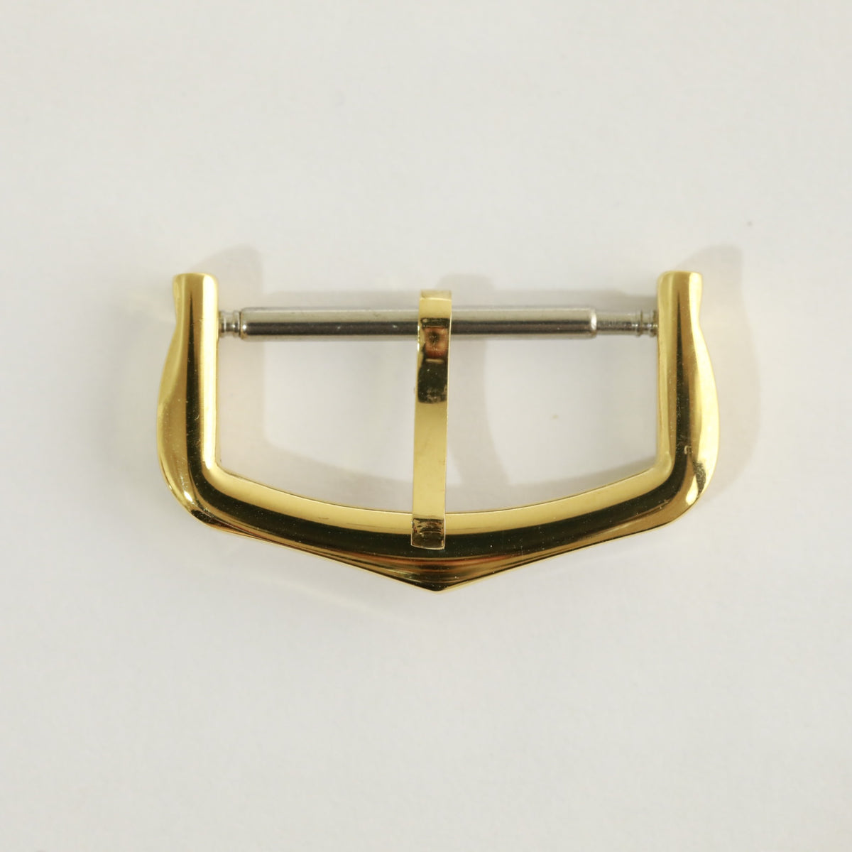 Gold-tone pin buckle